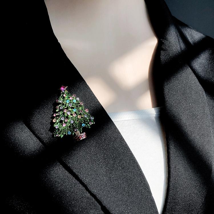 Christmas Brooches Mystery Box Delicacy Christmas Tree Brooch Xmas Gift Ideas