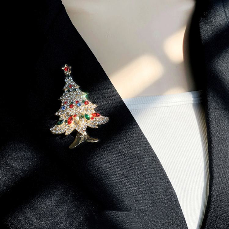 Christmas Brooches Mystery Box Delicacy Christmas Tree Brooch Xmas Gift Ideas