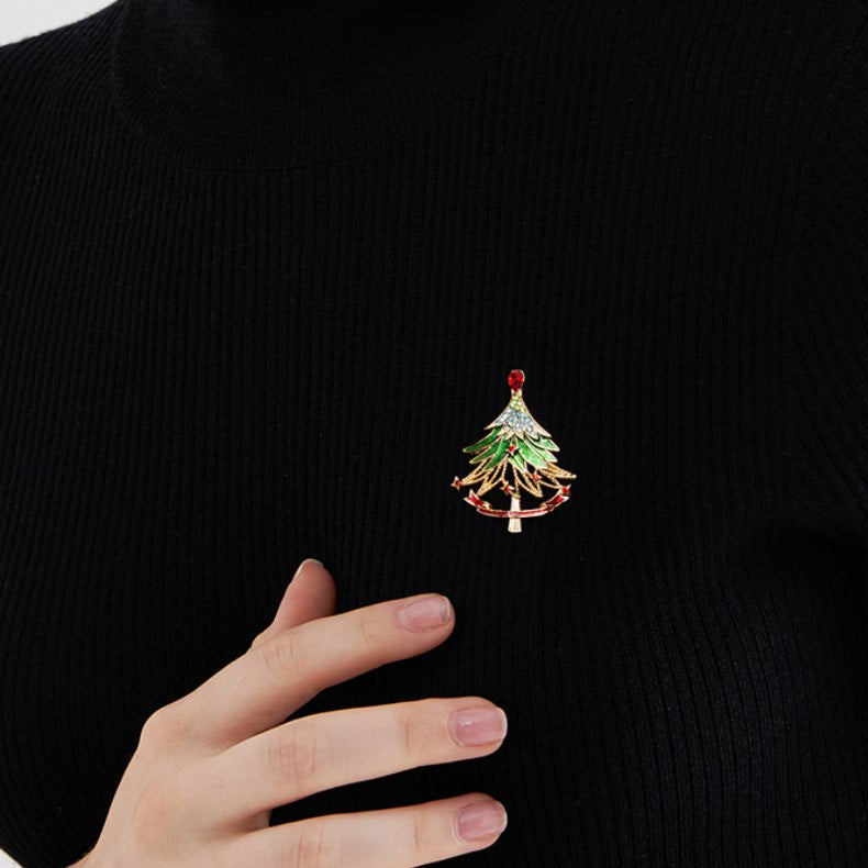 Christmas Brooches Mystery Box Delicacy Christmas Tree Brooch Xmas Gift Ideas