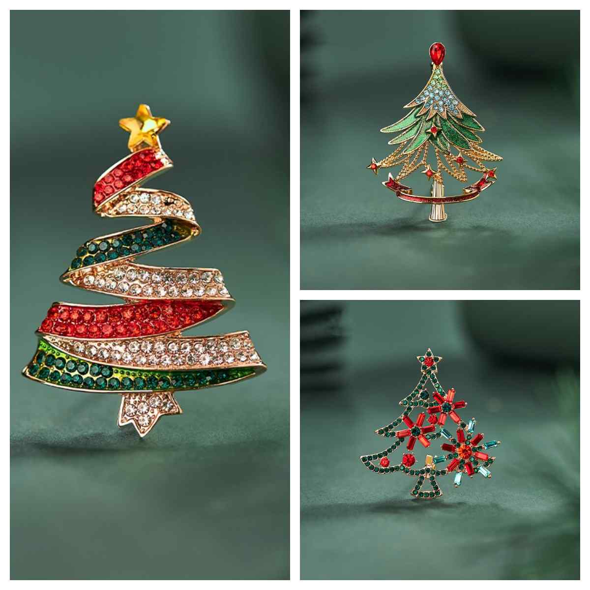Christmas Brooches Mystery Box Delicacy Christmas Tree Brooch Xmas Gift Ideas