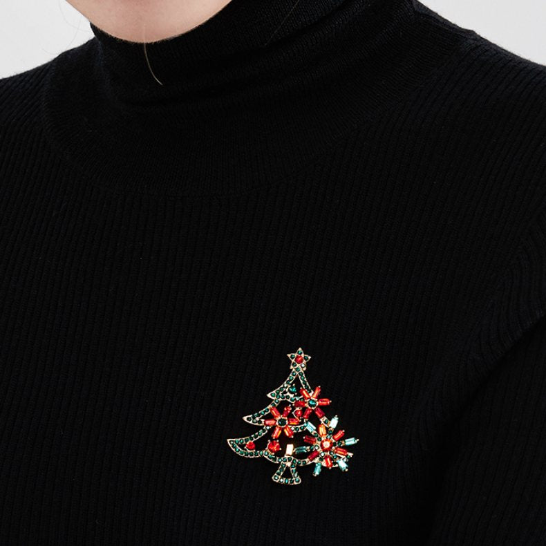 Christmas Brooches Mystery Box Delicacy Christmas Tree Brooch Xmas Gift Ideas