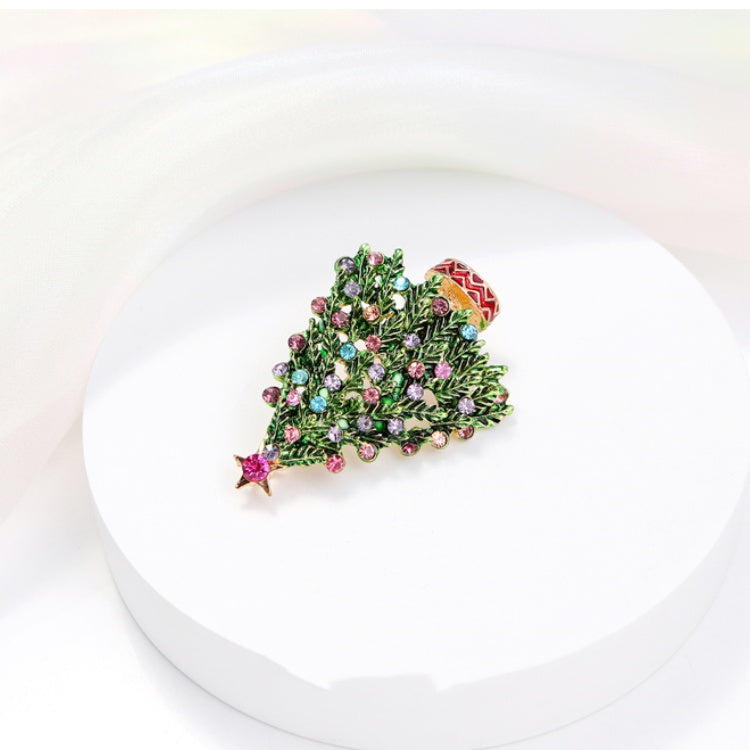 Christmas Brooches Mystery Box Delicacy Christmas Tree Brooch Xmas Gift Ideas