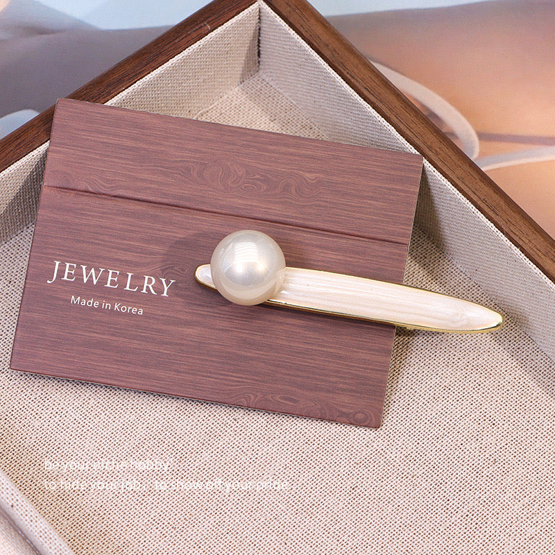 Pearl Style Temperament Hairpins Bobby Pin