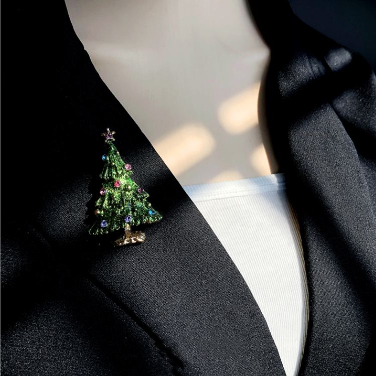 Christmas Brooches Mystery Box Delicacy Christmas Tree Brooch Xmas Gift Ideas