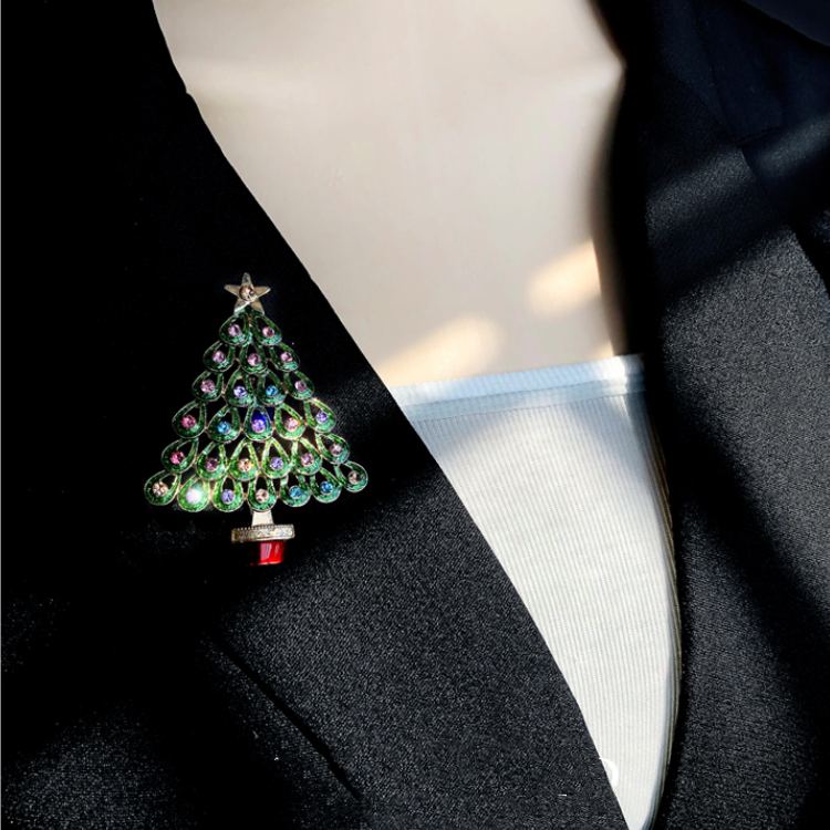 Christmas Brooches Mystery Box Delicacy Christmas Tree Brooch Xmas Gift Ideas