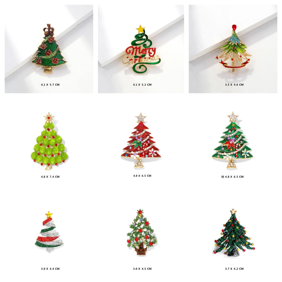Christmas Brooches Mystery Box Delicacy Christmas Tree Brooch Xmas Gift Ideas