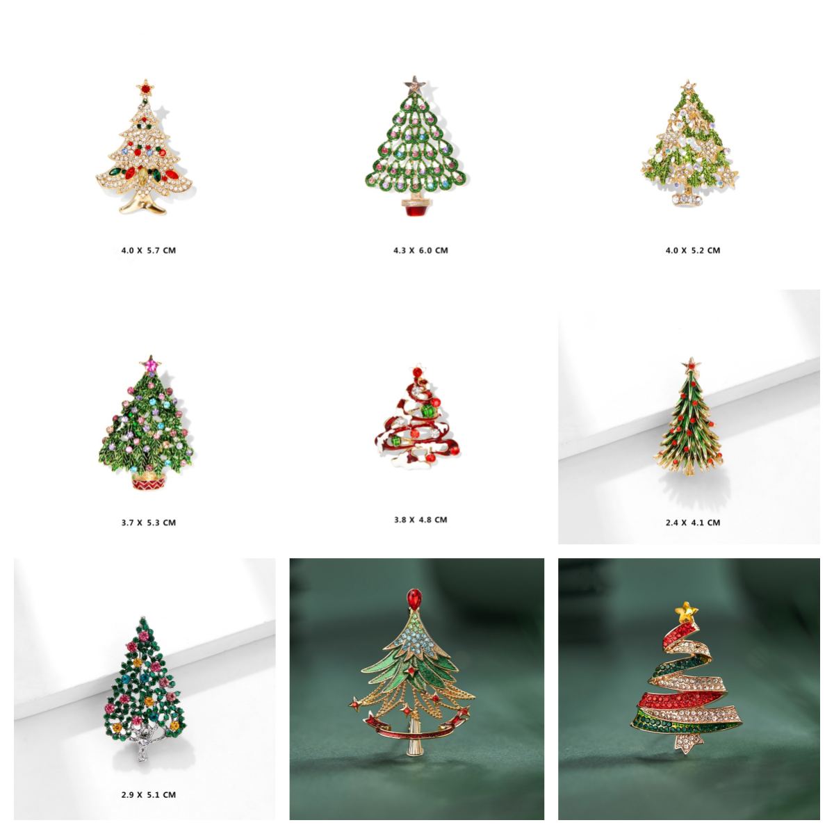 Christmas Brooches Mystery Box Delicacy Christmas Tree Brooch Xmas Gift Ideas