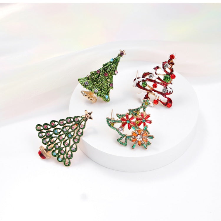 Christmas Brooches Mystery Box Delicacy Christmas Tree Brooch Xmas Gift Ideas