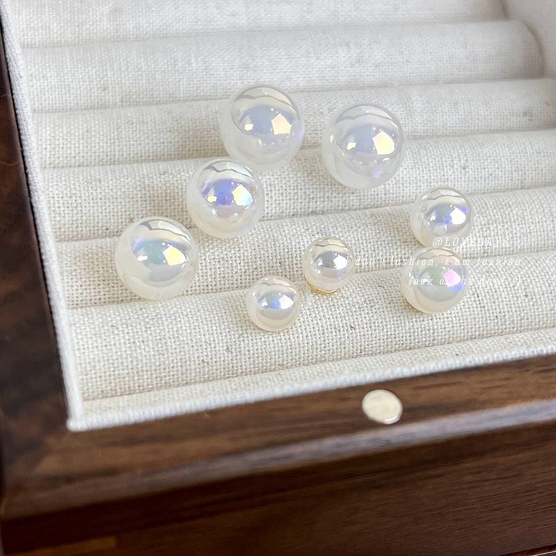 Opal Moonstone Earring Studs Shell Pearl Studs with S925 Silver Pin 8 to 14mm
