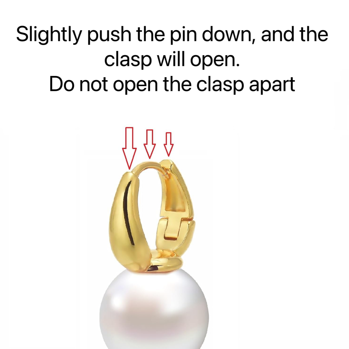 New Elegant Pearl Earrings 14mm Big Pearl Drop Earrings for Women in 14K Gold Plated Clasp (White, Champagne and Grey Available)