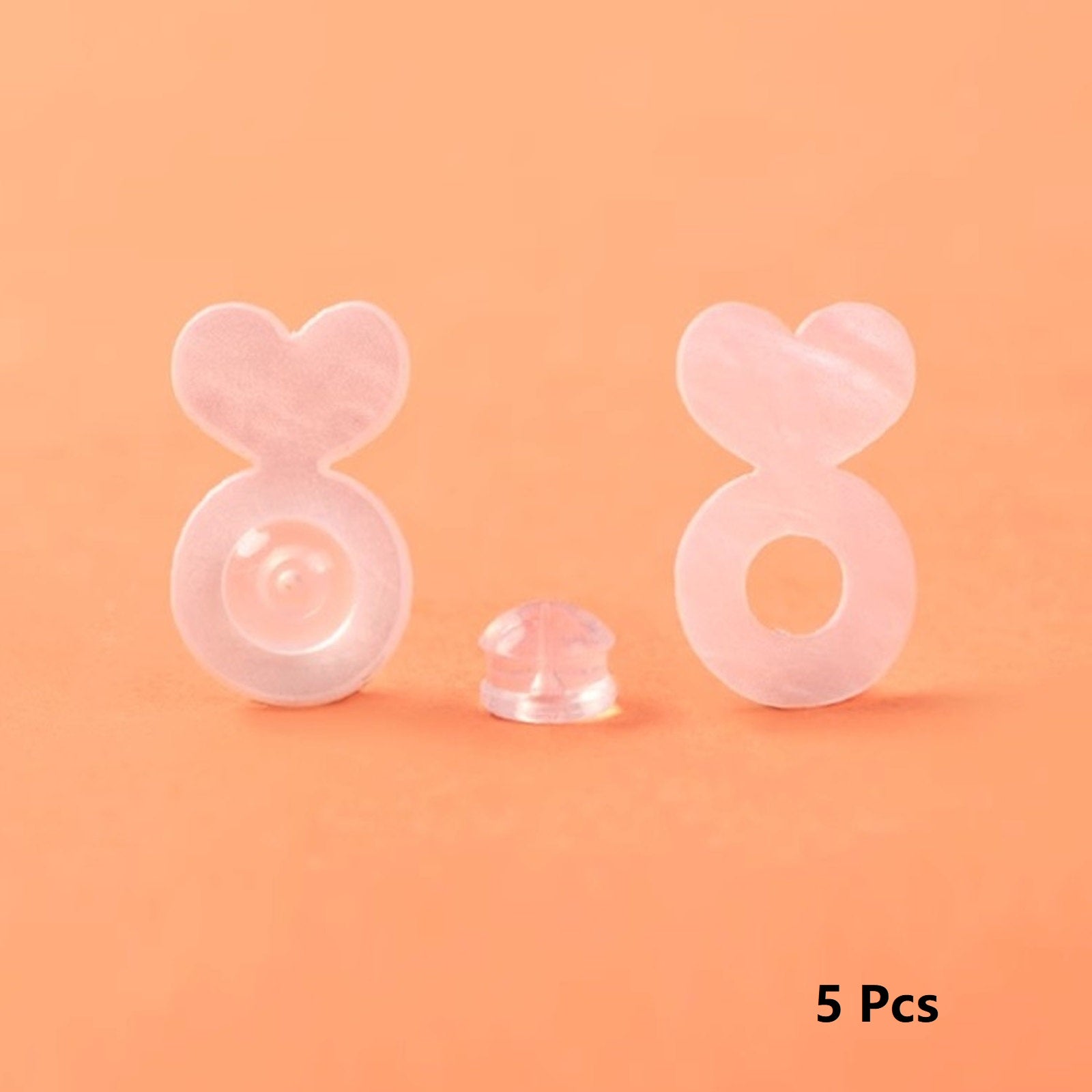 Comfort Earring Back Silicone Designed Prop Up Earrings Back for Any Big Earrings