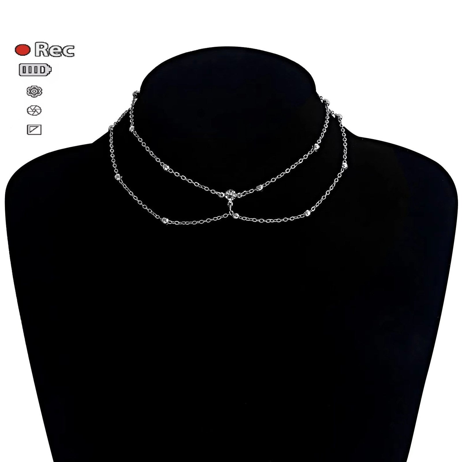Gold and Silver Necklace Sexy Body Chain Necklace Bikini Bra Body Jewelry for Women