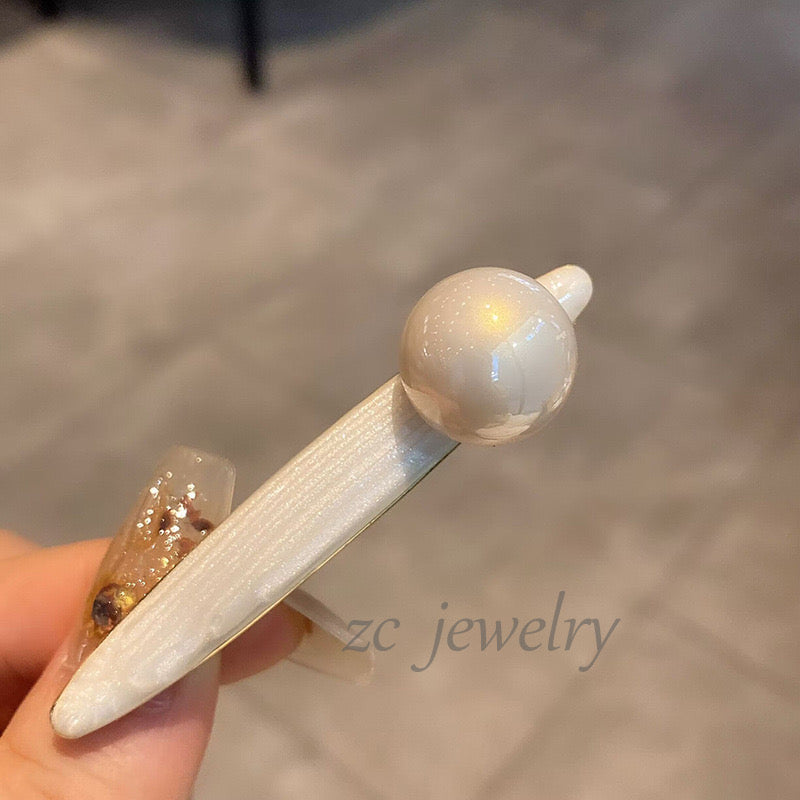 Pearl Style Temperament Hairpins Bobby Pin