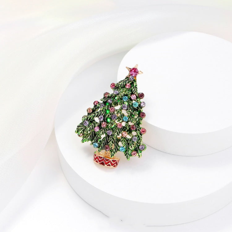 Christmas Brooches Mystery Box Delicacy Christmas Tree Brooch Xmas Gift Ideas