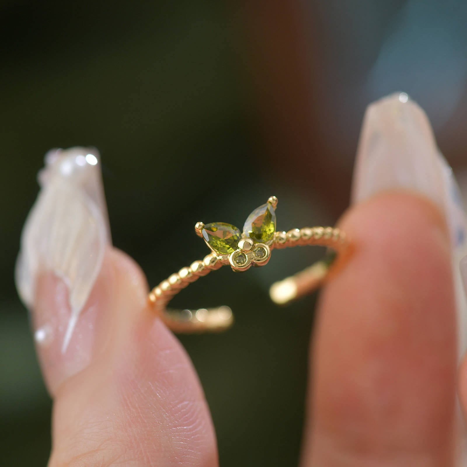 Peridot Stone Jewelry Set Peridot Earrings Bracelet Necklace and Rings Olivine Stone Jewelry
