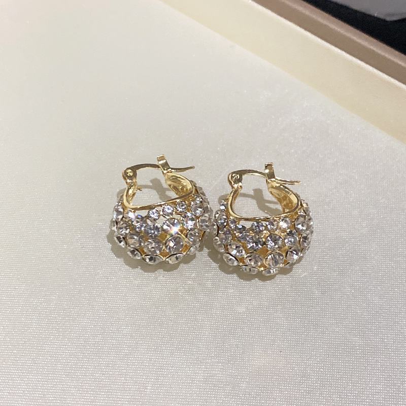 Boucles d'oreilles créoles en cristal vert malachite, grandes et épaisses, avec épingle en argent S925