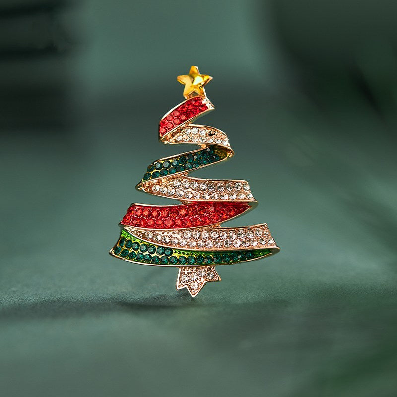 Christmas Brooches Mystery Box Delicacy Christmas Tree Brooch Xmas Gift Ideas