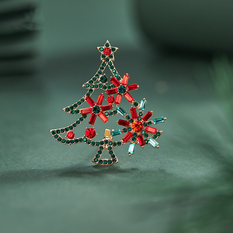 Christmas Brooches Mystery Box Delicacy Christmas Tree Brooch Xmas Gift Ideas
