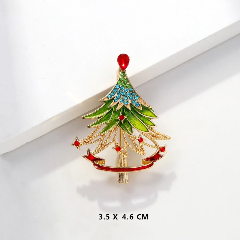 Christmas Brooches Mystery Box Delicacy Christmas Tree Brooch Xmas Gift Ideas