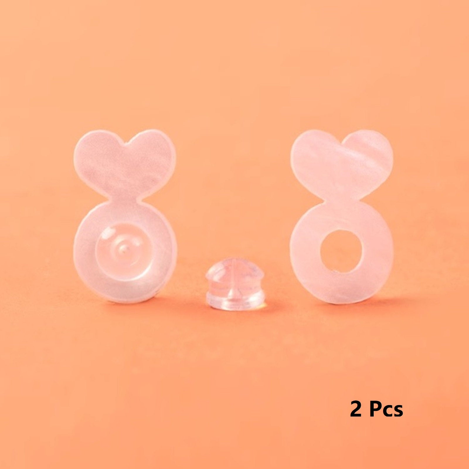 Comfort Earring Back Silicone Designed Prop Up Earrings Back for Any Big Earrings