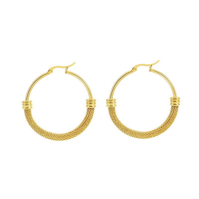 Designed Hoop Earrings | Huggie Circle Earrings | Large Hoop Earrings for Women