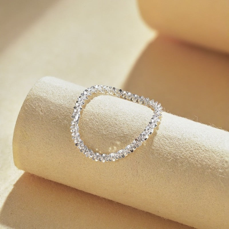Shining Sterling Silver Rings Super Thin Minimalist Ring Silver and Gold Available