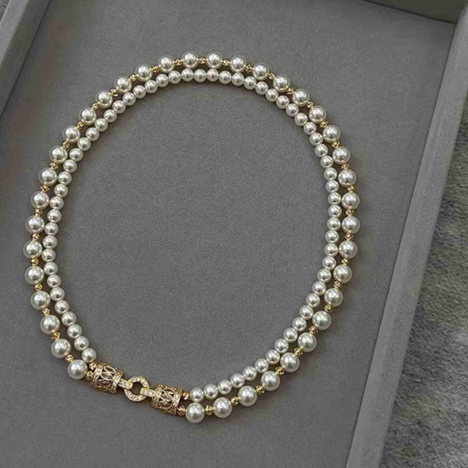 multi strand pearl necklace