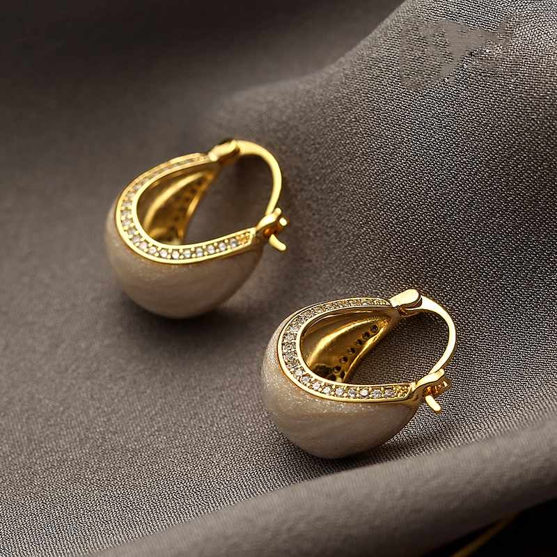 Boucles d'oreilles créoles en cristal vert malachite, grandes et épaisses, avec épingle en argent S925