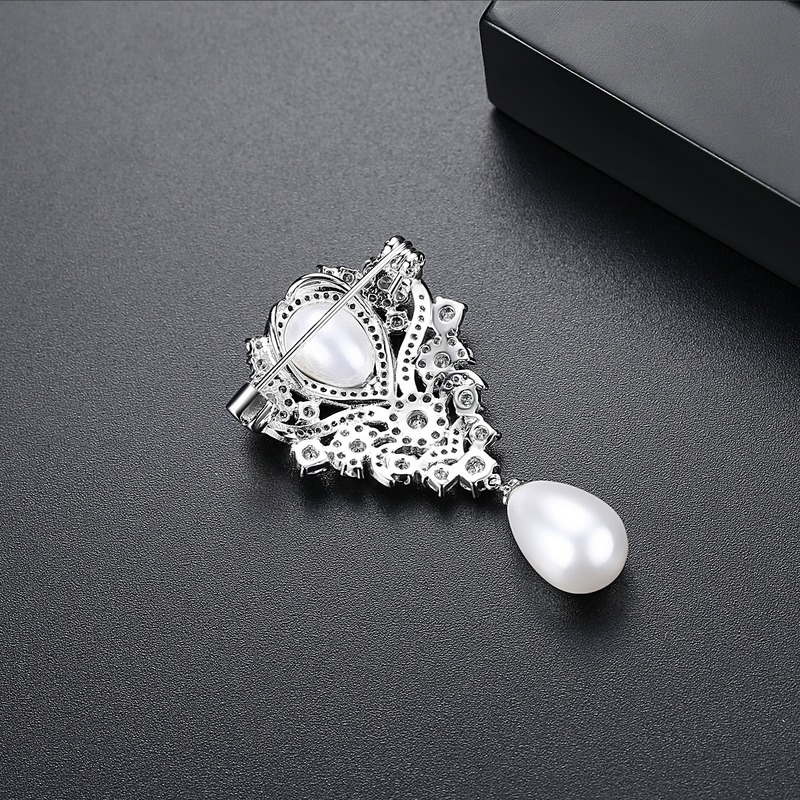 silver brooch
