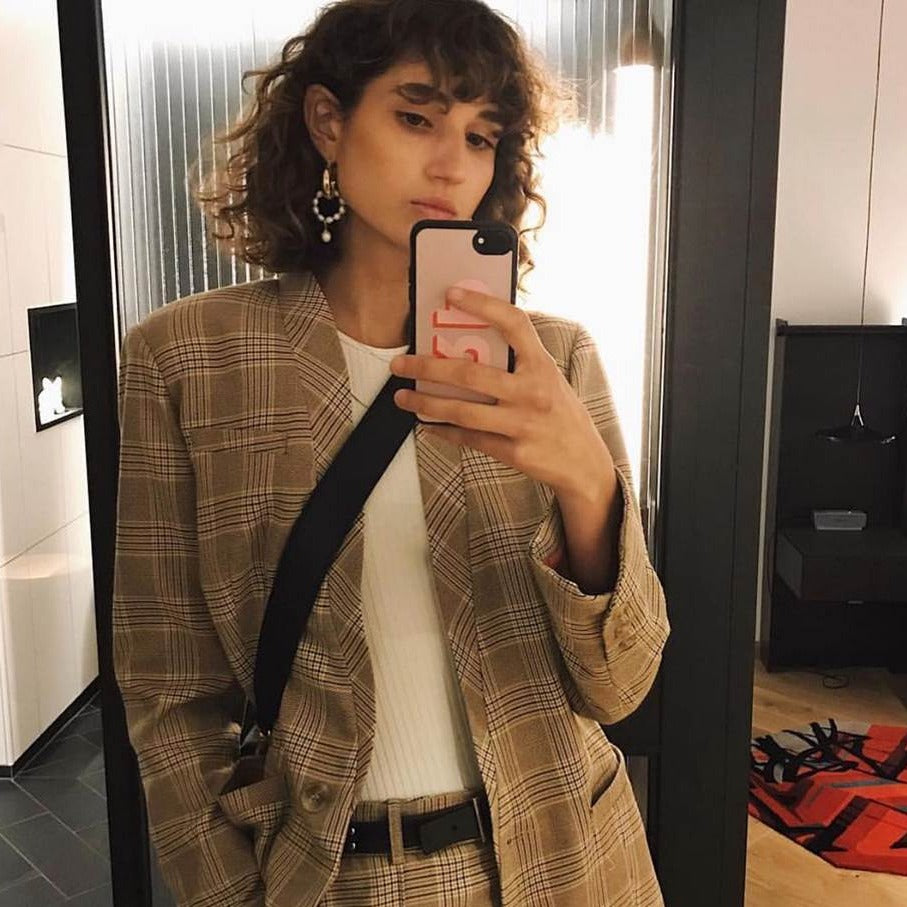 AAA Freshwater Pearl Dangle Earrings Gold Hoop with Pearl Drop Earrings in 14K Gold Over Sterling Silver Pin