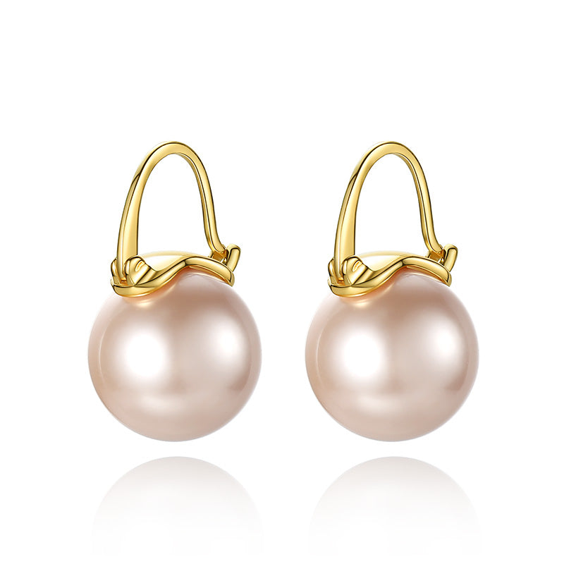 Black Pearl Earrings | Available in White, Champagne, Grey, Gold and Black | Pearl Dangle Earrings