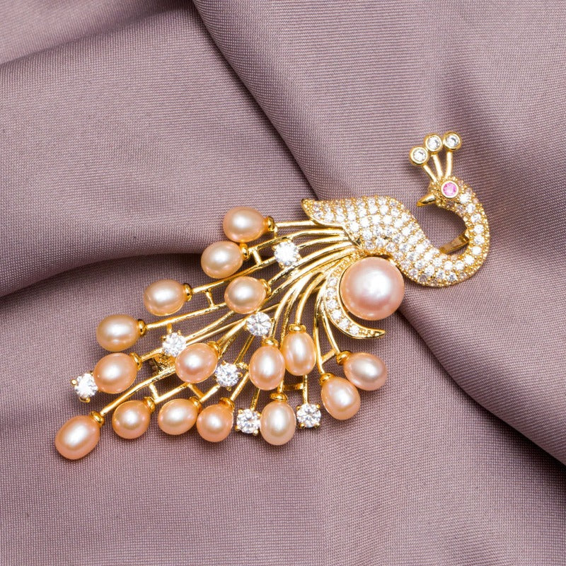 peacock brooch hugetomato jewelry