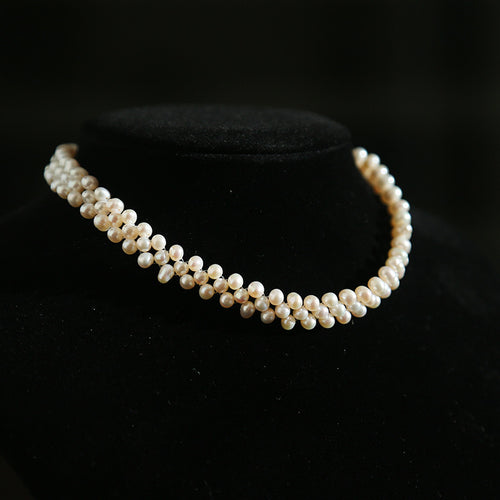 Pearl Pendant Necklace Gold | Multi Strand Freshwater Pearl Necklace | Dainty Pearl Necklace Designs