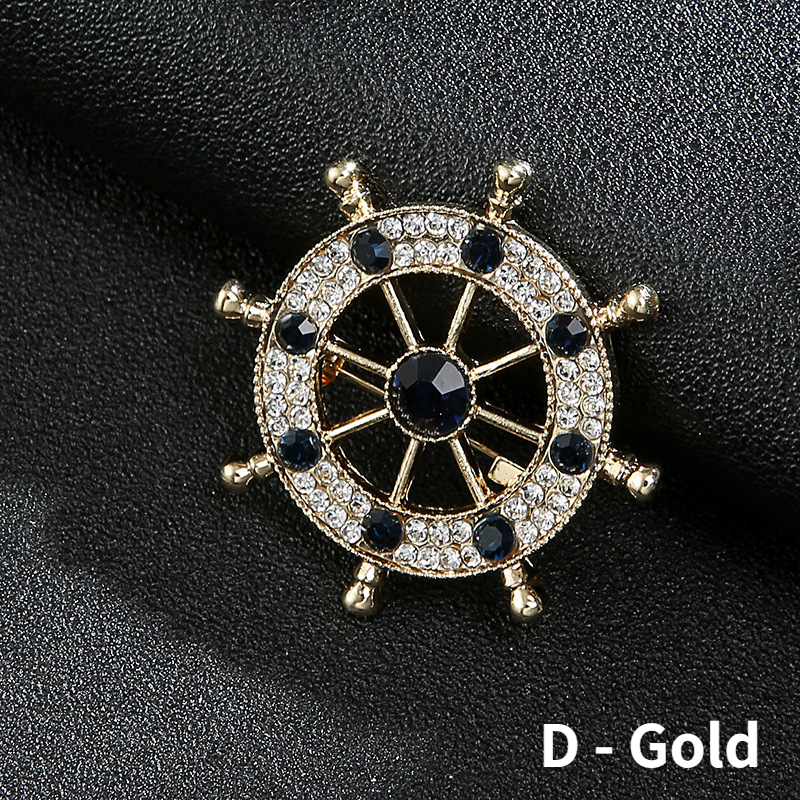 Broche estilo borla de cadena para hombre, regalo de joyería hecho a mano