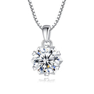 Moissanite Diamond Necklace Handmade Jewelry