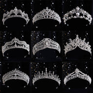 Wedding Tiaras | Pearl Wedding Crown | Diamond Bridal Crown for Wedding