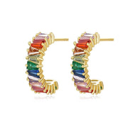 18K Gold Baroque Freshwater Pearl Earrings Handmade Jewelry
