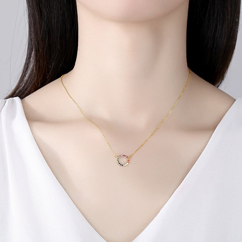 Moonstone Rainbow Necklace Handmade Jewelry