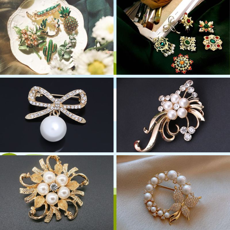 Random Brooch Mystery Box | Each Box Includes 3 Brooches