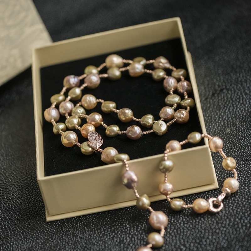 AAA Big Baroque Pearl Pendant Necklace | 12mm Dainty Freshwater Pearl Necklace And Bracelet Pearl Gift Jewellery Set