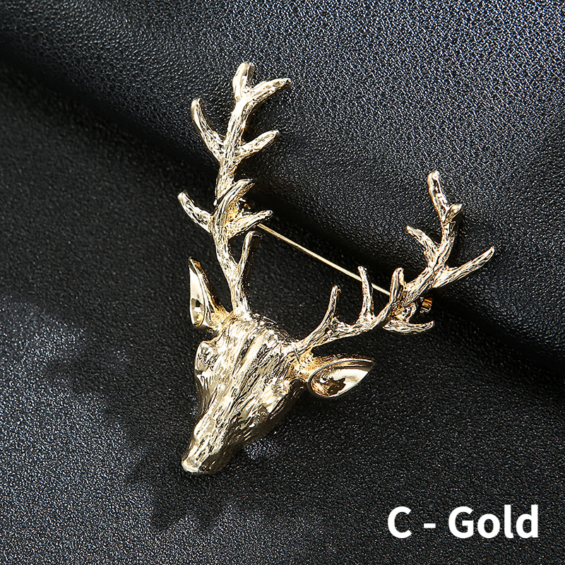 Broche estilo borla de cadena para hombre, regalo de joyería hecho a mano