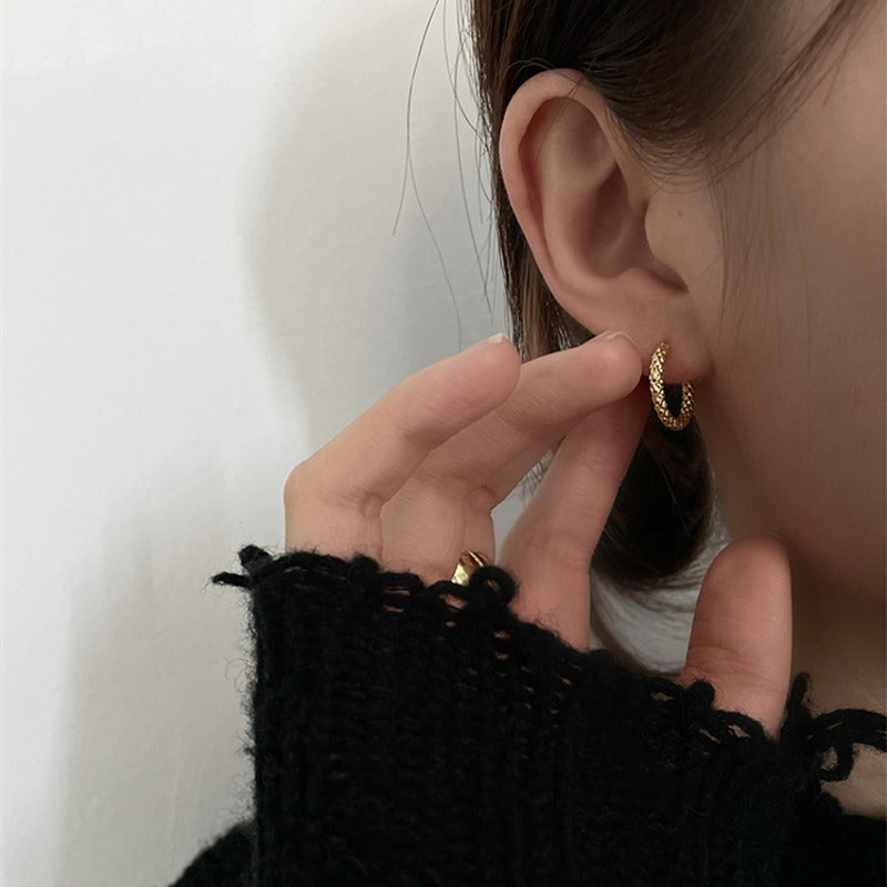 Dazzling Hoop Earrings | Small Huggie Earrings | Gold and Silver Hoop Earrings for Men and Women