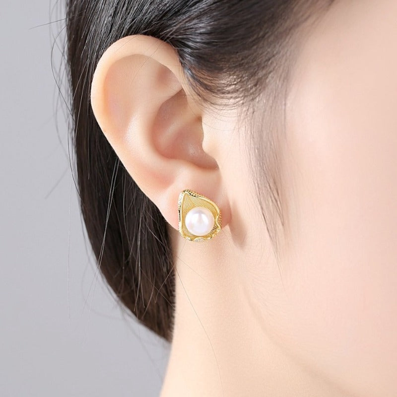 Wear the real pearl earrings | freshwater pearl earrings