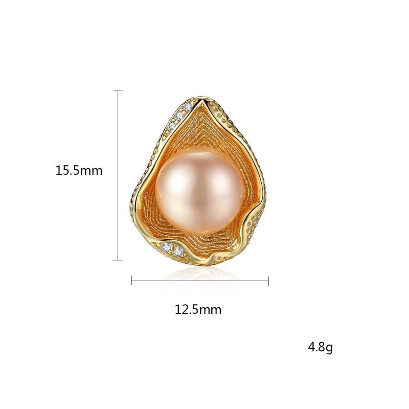 hugetomato real pearl earrings | freshwater pearl earrings size