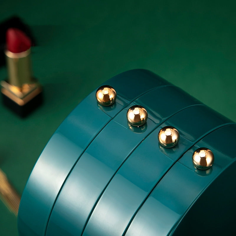 Foldable Jewely Box | Jewelry Box Organizer with Mirror | Earring Jewelry Box