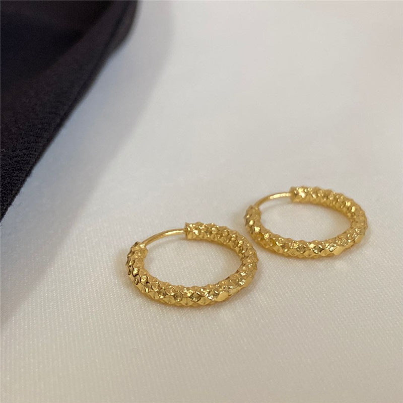 Dazzling Hoop Earrings | Small Huggie Earrings | Gold and Silver Hoop Earrings for Men and Women