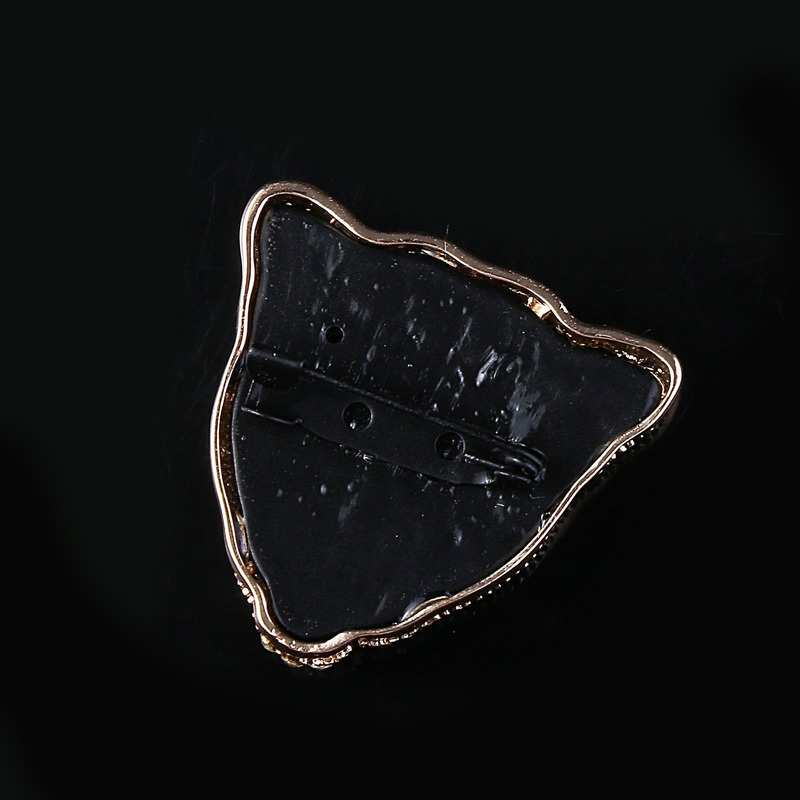 Leopard style Brooch for Men Gold Silver Black Cheetah Brooch Pin