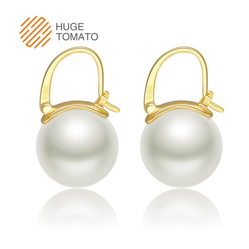 Boucles d'oreilles pendantes en perles défectueuses en quantité limitée