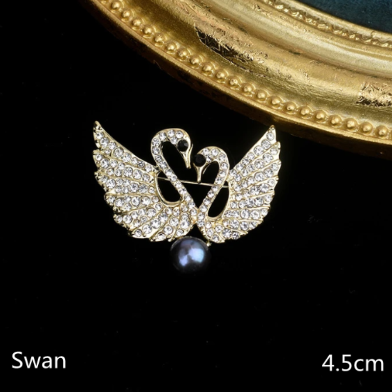 swan brooch jewelry