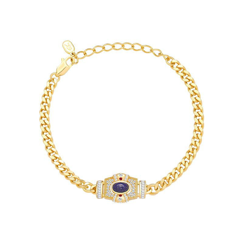 Anhänger mit Süßwasserperlen im mittelalterlichen Stil und goldenes Armband | Halskette mit goldenem Perlenanhänger | Armband aus Gold und Diamanten